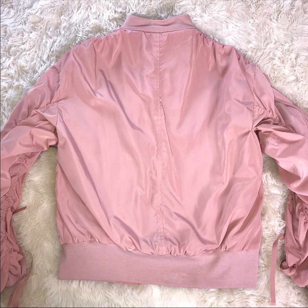 STORETS Satin Bomber Jacket - Picture 6 of 7